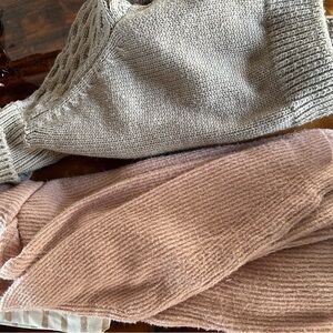 Bundle Women's Sweater - Pink and Beige